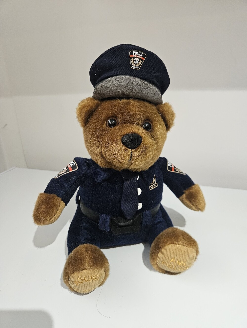 Police Roussillon Teddy Plush Stuffy 11" High